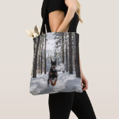 Doberman Pinscher Elegant Tote Bag (Dichtbij)
