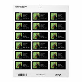 Doberman Pinscher Etiket (Full Sheet)