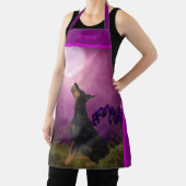 Doberman Pinscher Fantasy Moon gepersonaliseerd Schort (Insitu)