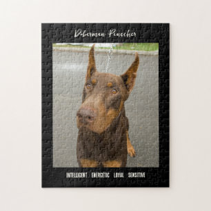 Doberman Pinscher Foto Hondenras Jigzaag Puzzle Legpuzzel