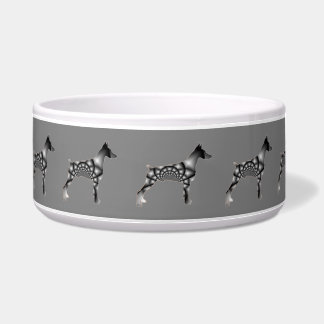 Doberman Pinscher Gray Dog Bowl Voerbakje