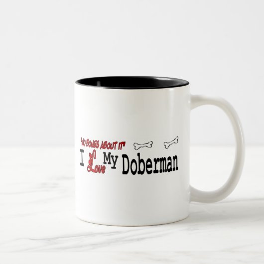 Doberman Pinscher (I Love) Mug (Droit)