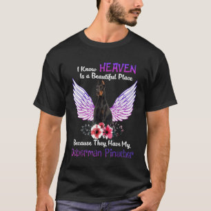 Doberman Pinscher ik ken een mooie plek T-shirt