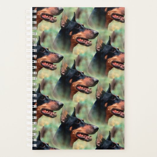 Doberman Pinscher in de Bossen Planner (Voorkant)