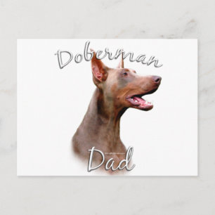 Doberman Pinscher (Isabella) Papa 2 Briefkaart