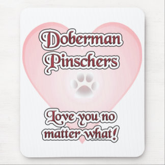 Doberman Pinscher Liefde, Liefde Doberman, Liefde Muismat