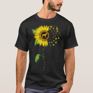 Doberman Pinscher Ma Sunflower Doberman Pinscher T-shirt