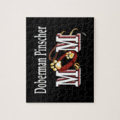 Doberman Pinscher Mam Gifts Legpuzzel (Verticaal)