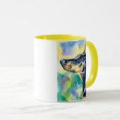 Doberman Pinscher Mug (Devant droit)