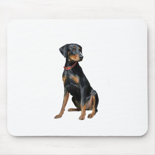 Doberman Pinscher (natuurlijk) Muismat (Voorkant)