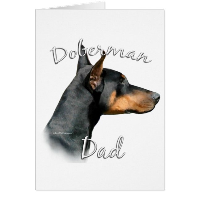 Doberman Pinscher (noir) Papa 2 (Devant)