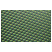 Doberman Pinscher over groene kubussen Stof (Yard (91,4 cm))
