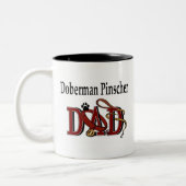 Doberman Pinscher Papa Mug (Gauche)