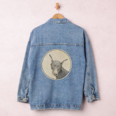 Doberman Pinscher Peinture - Art Chien original (Hangar)