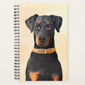 Doberman Pinscher Peinture non découpée Art origin (Devant)
