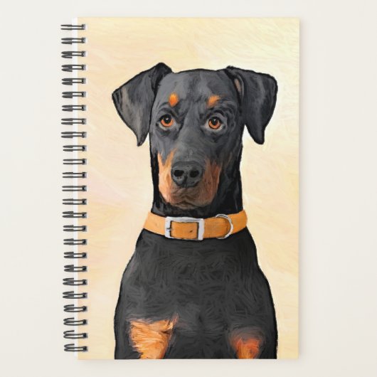 Doberman Pinscher Peinture non découpée Art origin (Devant)