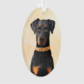 Doberman Pinscher Peinture non découpée Art origin (devant)
