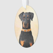 Doberman Pinscher Peinture non découpée Art origin (devant)