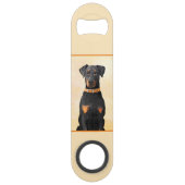 Doberman Pinscher Peinture non découpée Art origin (Dos)