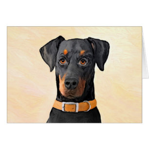 Doberman Pinscher Peinture non découpée Art origin