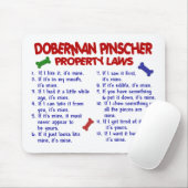 DOBERMAN PINSCHER Property Laws 2 Muismat (Met muis)