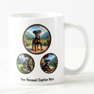 Doberman Pinscher Puppy Koffiemok