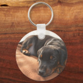 doberman-pinscher-puppy sleutelhanger (Voorkant)
