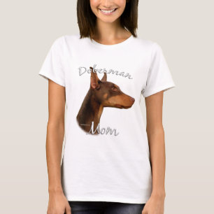 Doberman Pinscher (rood) mam 2 T-shirt
