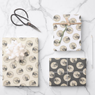 Doberman Pinscher schilderij Dobie bijgesneden hon Inpakpapier Vel