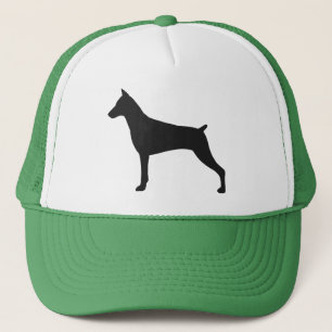 Doberman Pinscher Silhouette Trucker Pet