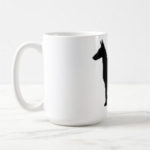 Doberman Pinscher Silo Black.png Koffiemok