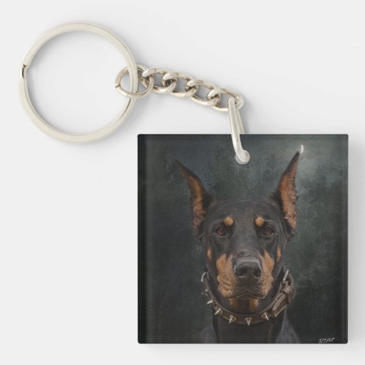 Doberman Pinscher Sleutelhanger (voorkant)