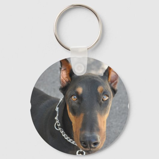 Doberman Pinscher Sleutelhanger (Voorkant)
