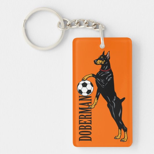 doberman pinscher sleutelhanger (Voorkant)
