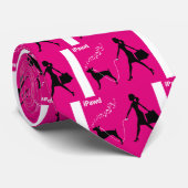 Doberman Pinscher Stropdas (Opgerold)