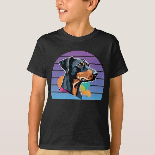 Doberman Pinscher T-shirt (Voorkant)