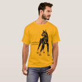doberman pinscher t-shirt (Voorkant volledig)