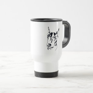 Doberman Pinscher Travel Mug Reisbeker