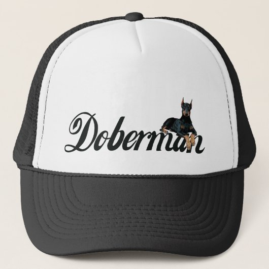 Doberman Pinscher Trucker Pet (Voorkant)