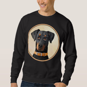 Doberman Pinscher Uncropped schilderij originele k Trui