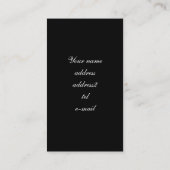 Doberman Pinscher visitekaartjes (Achterkant)