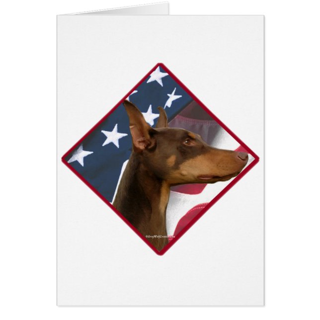 Doberman Pinscher Vlag 2 (Voorkant)