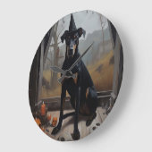 Doberman pompoenen Halloween eng Grote Klok (Hoek)