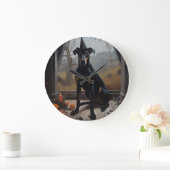 Doberman pompoenen Halloween eng Grote Klok (Huis)