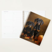 Doberman Puppy Herfst Delight Pompoen Planner (Display)