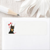 Doberman retouradreslabel etiket (Insitu)