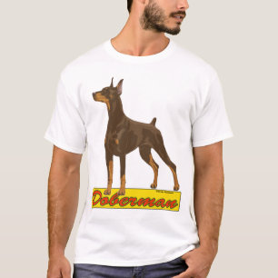 Doberman-rood T-shirt