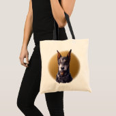 Doberman Sac fourre-tout Customisé Doberman Pinsch (Devant (produit))