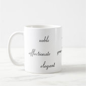 Doberman Silhouette Mok (Links)