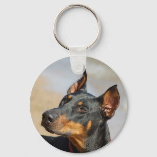 Doberman Sleutelhanger